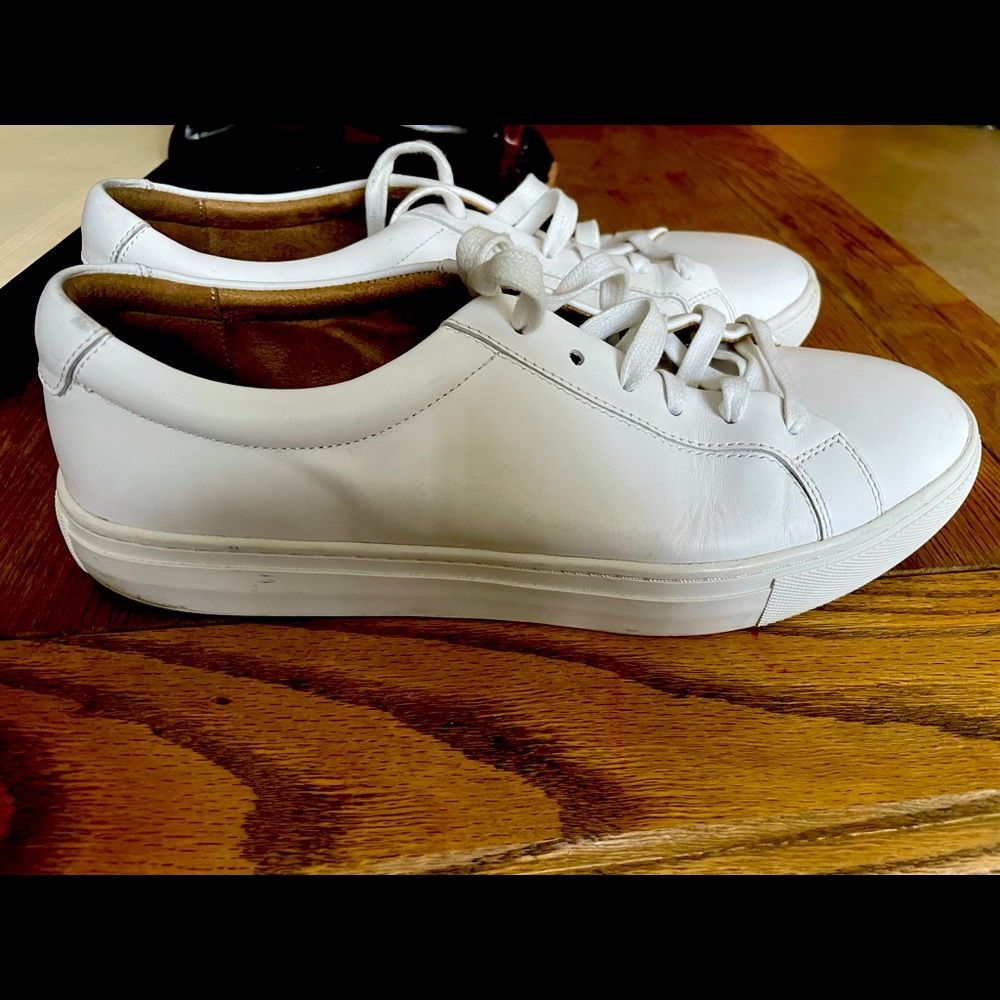 New Republic white on white sneaker